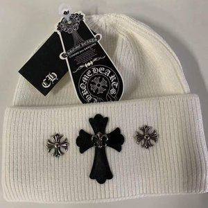 100% Authentic CHROME HEARTS Unisex Beanie